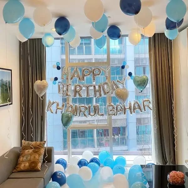 Blue Bliss  Birthday Decoration