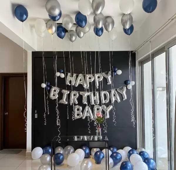 Chrome & Shine Balloon Decoration