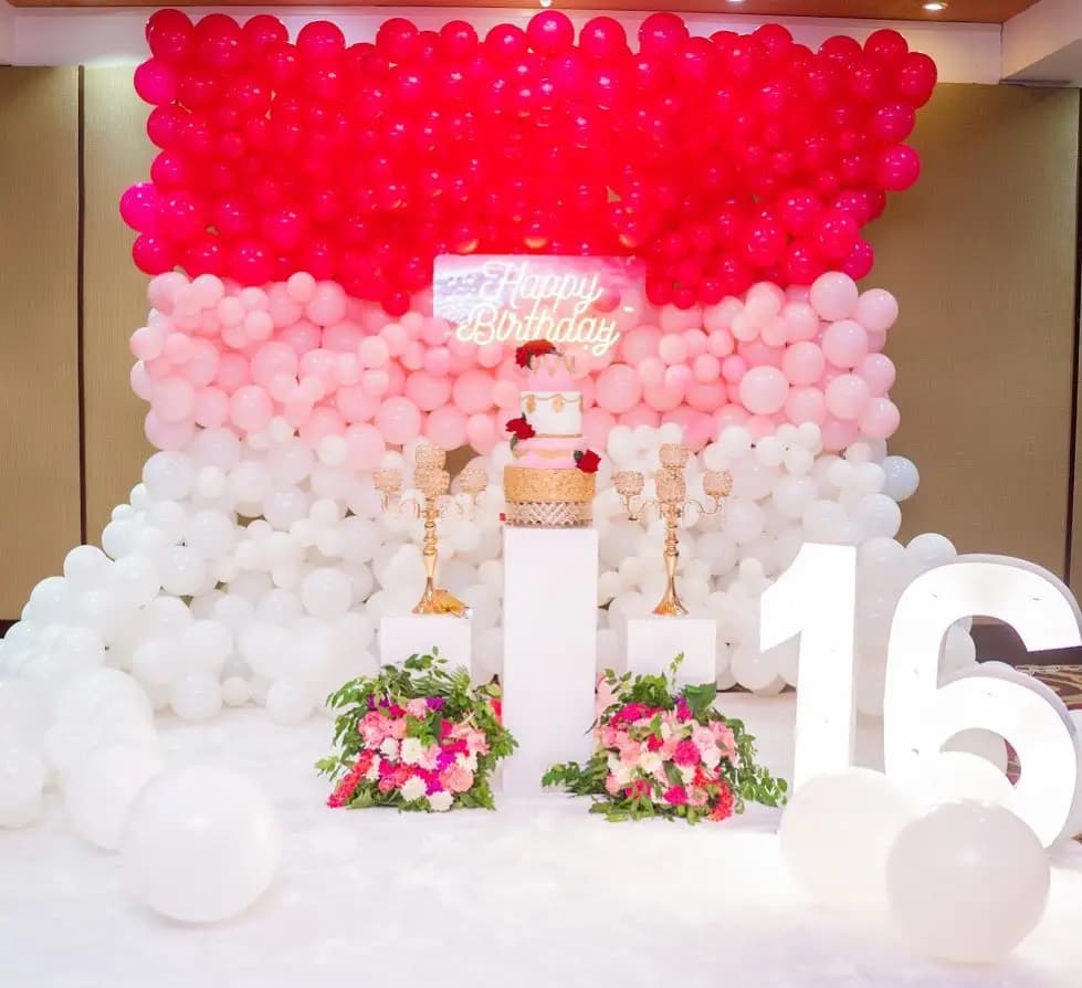 Balloon Wall Setup