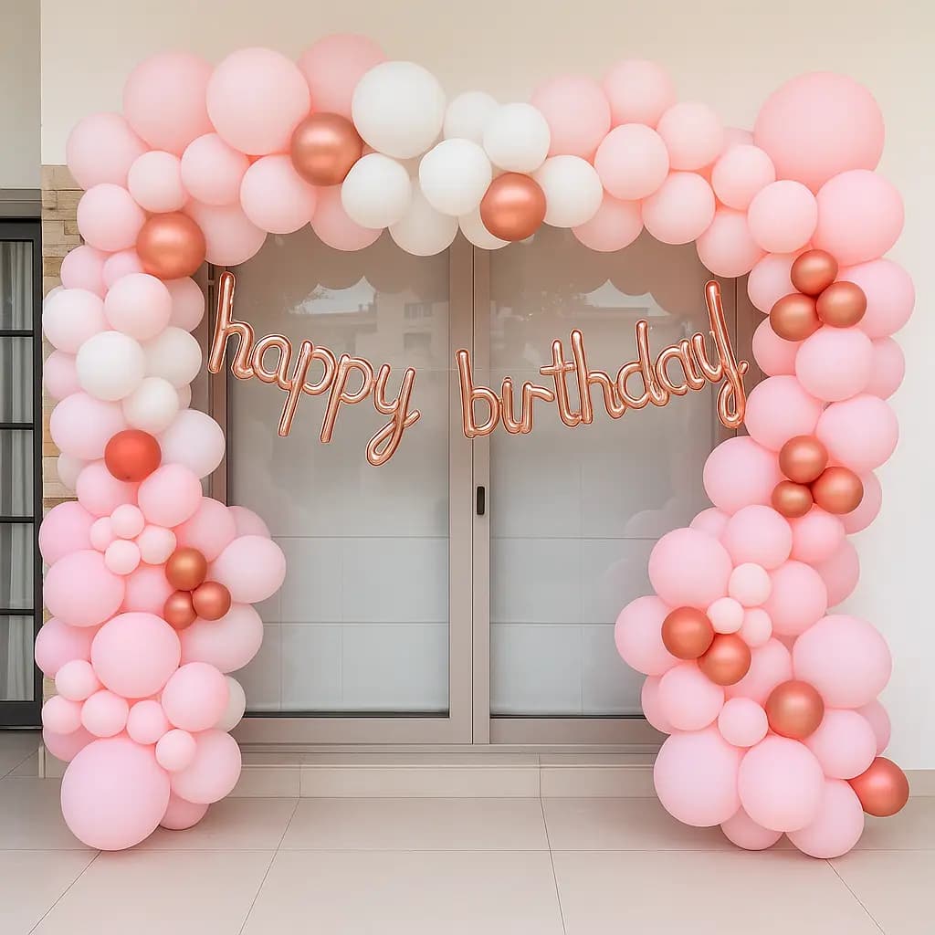 Birthday Gate Balloon Arch