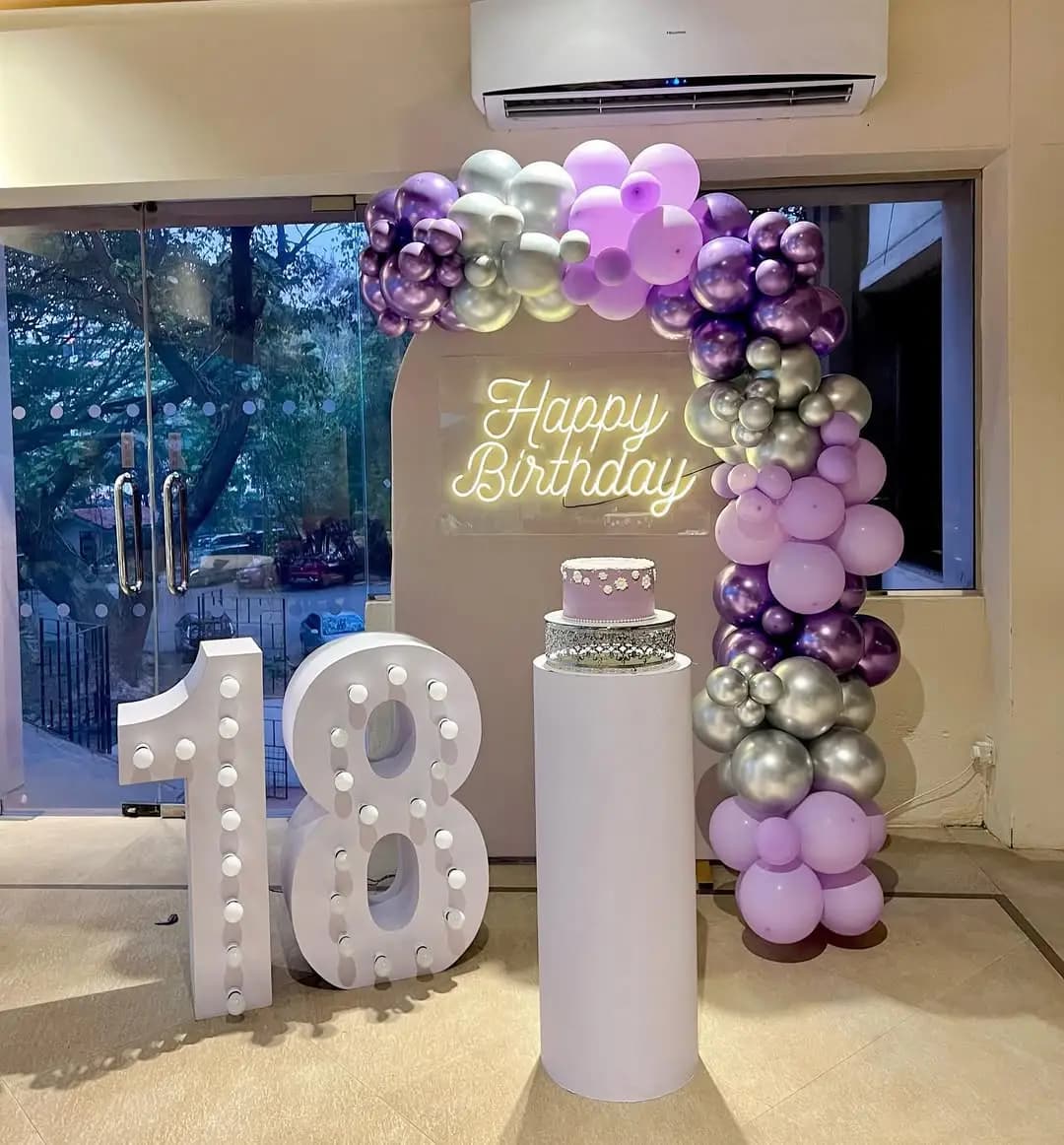 18th Birthday Setup