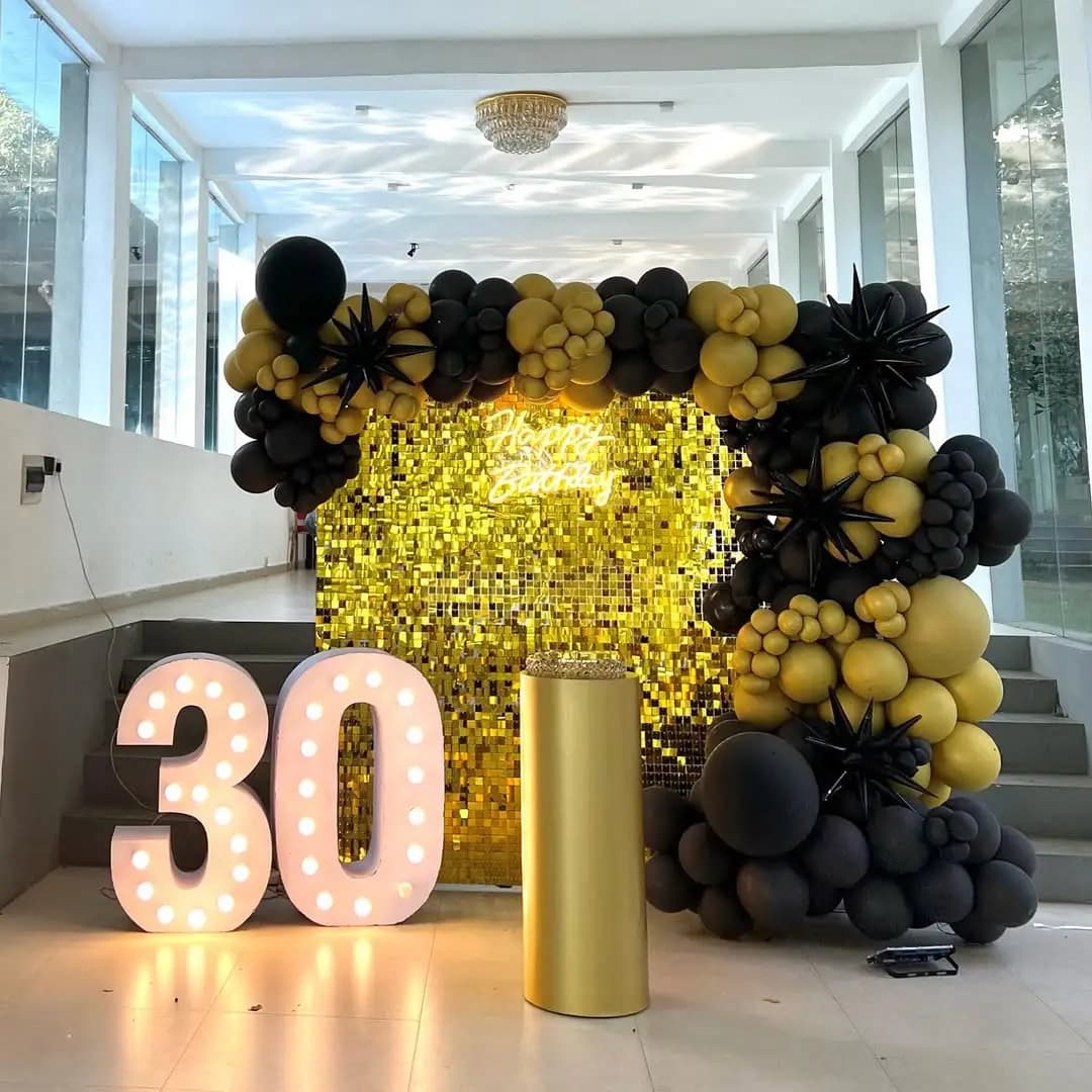 Luxury Balloon Sequence Decoration
