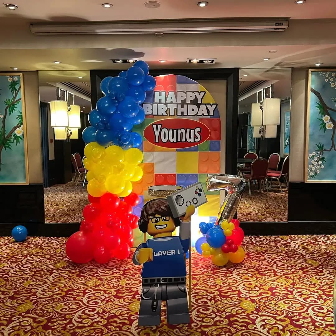 Lego Theme Birthday Setup