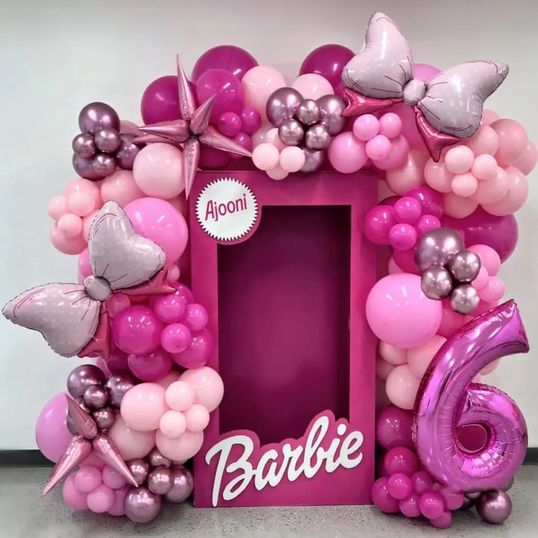 Barbie Theme Birthday Setup