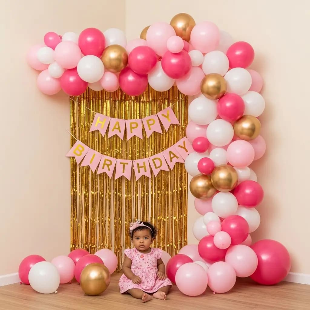 Balloon Arch Decoration at Home