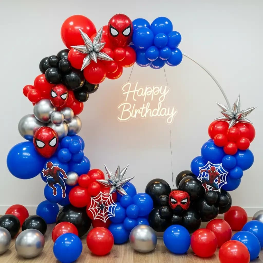 Amazing Spidey Birthday Decor