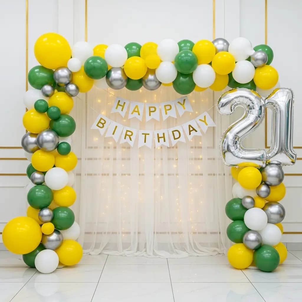 Happy 21st Birthday Decoration 