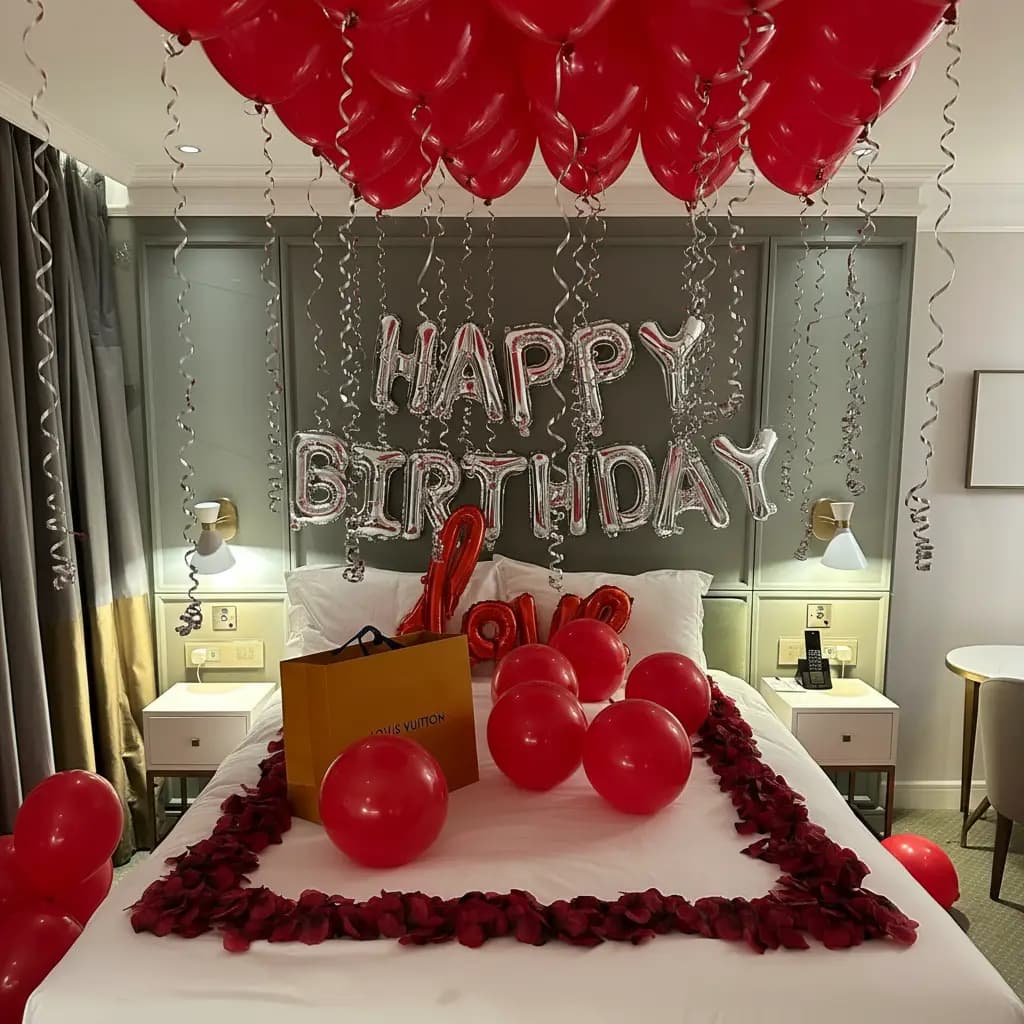 Deluxe Birthday Room Decoration