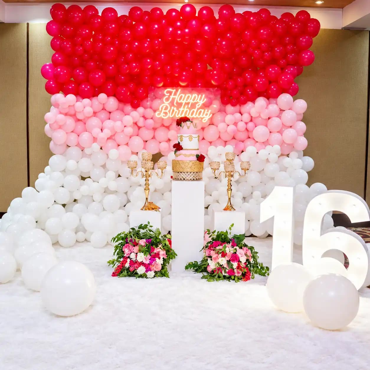 Balloon Wall Setup