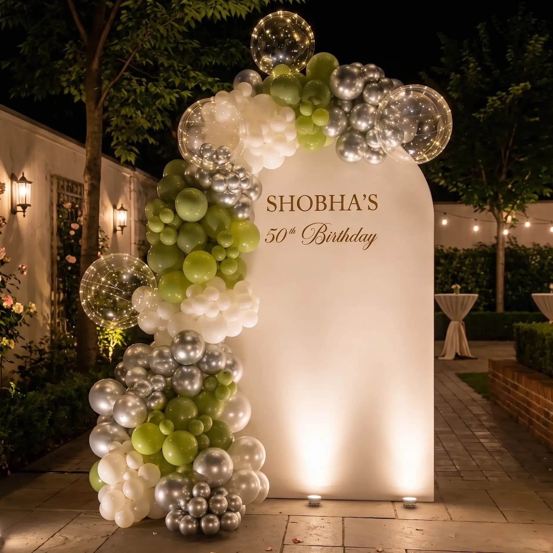 Happy Golden Jubilee Backdrop Decoration