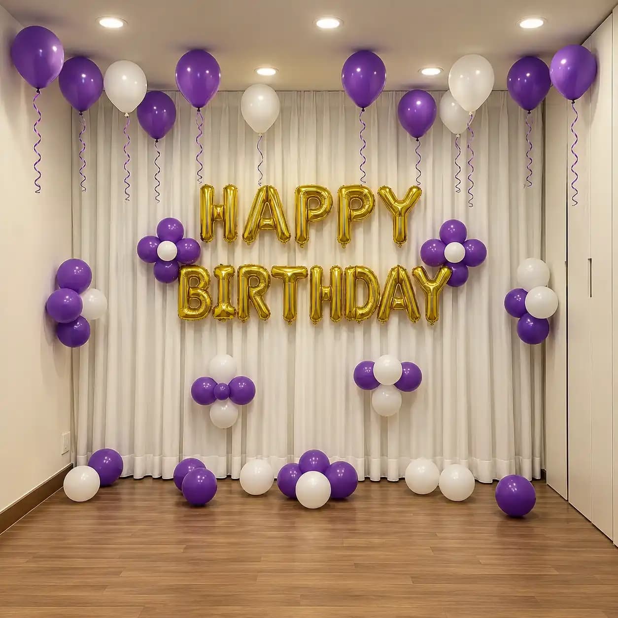 Simple Birthday Setup for kids
