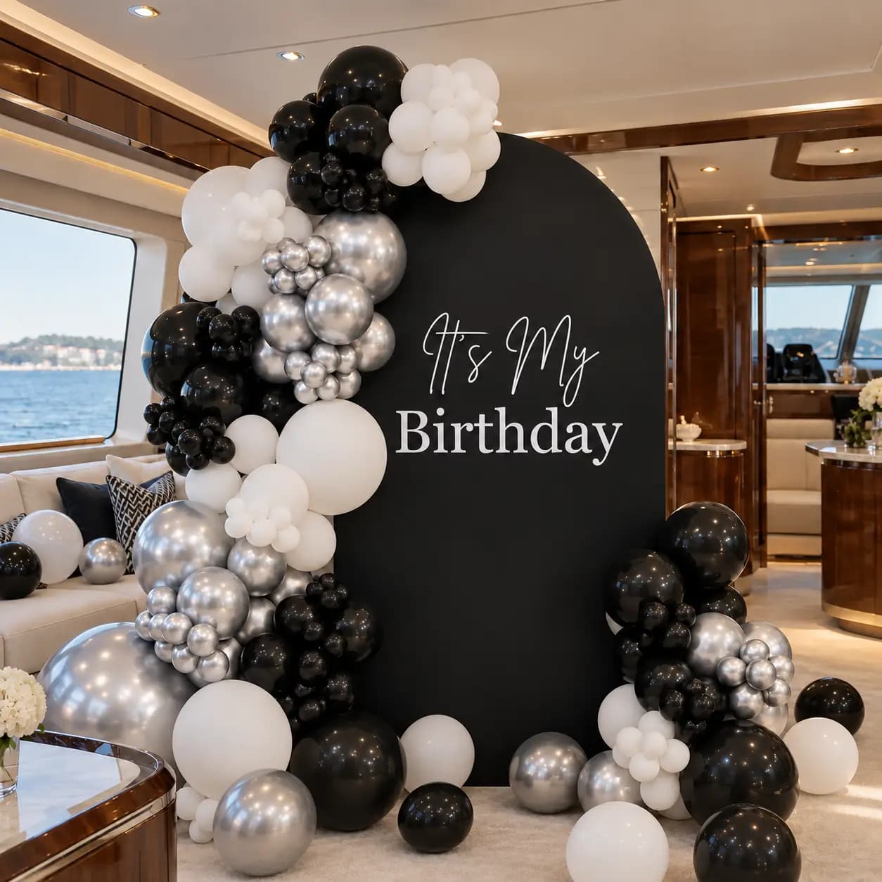 Yacht Birthday Celebration Decor