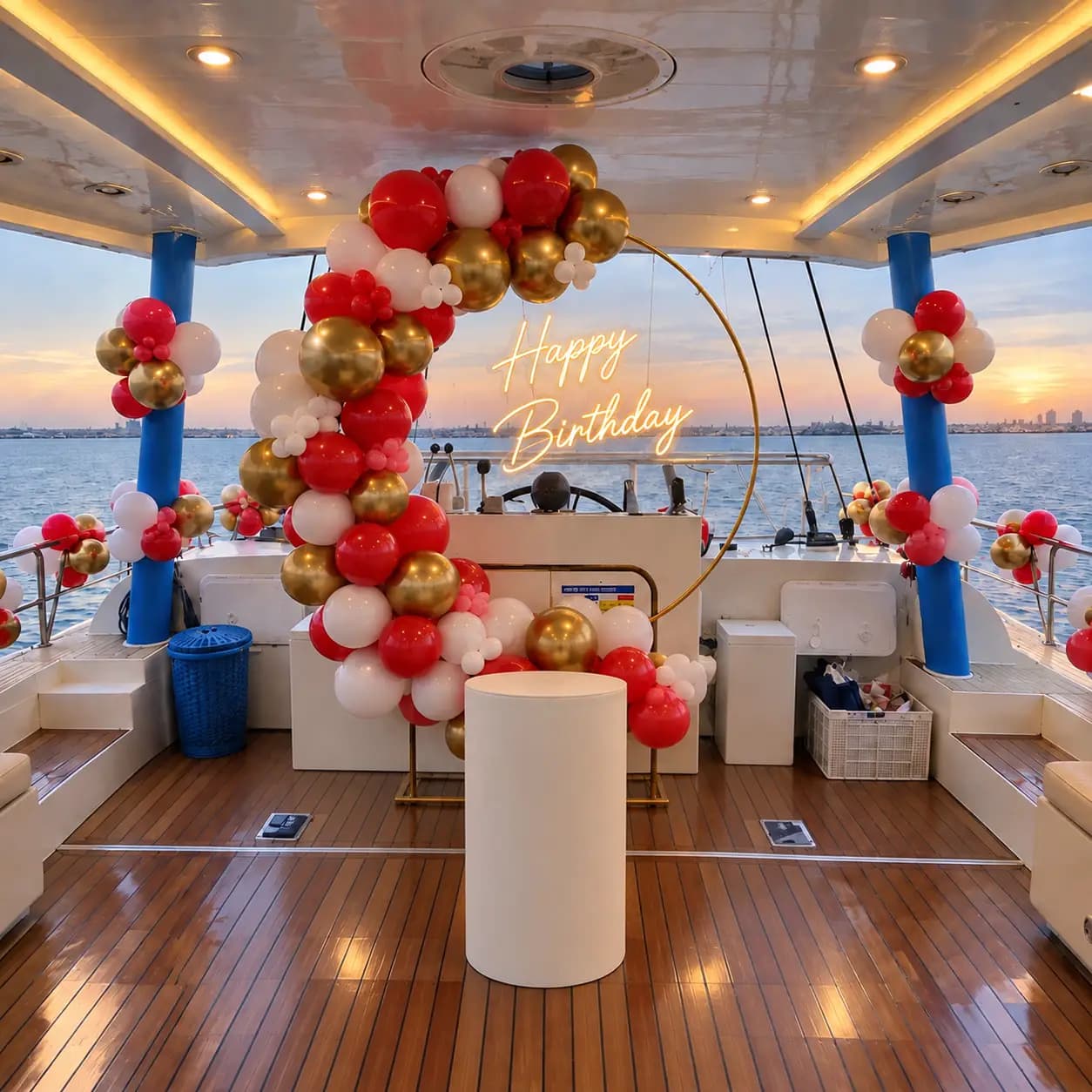 Yacht Birthday Party Decoration