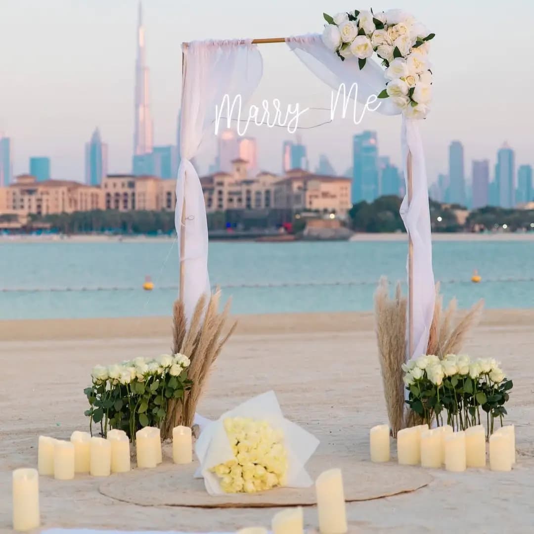 Aesthetic Proposal Beach Setup 