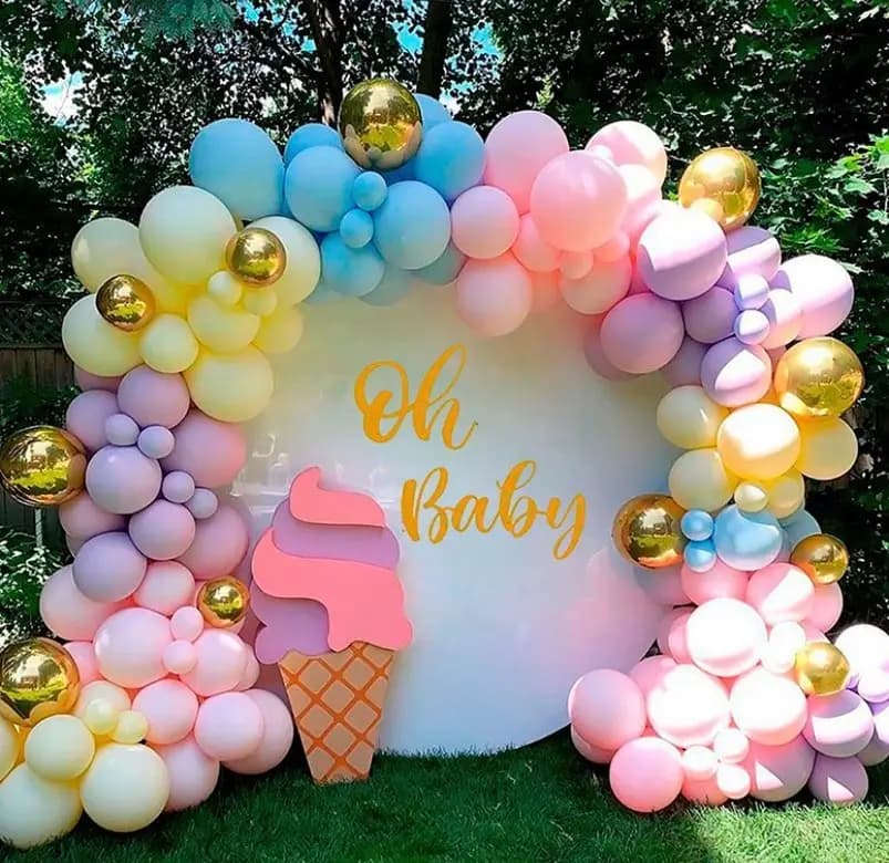 Oh Baby Multicolor Balloon Setup