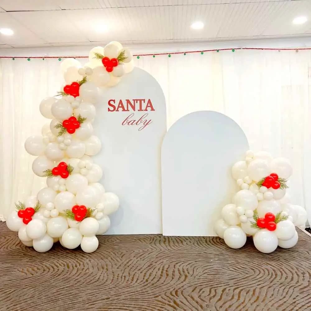 Santa Baby Gender Reveal Setup