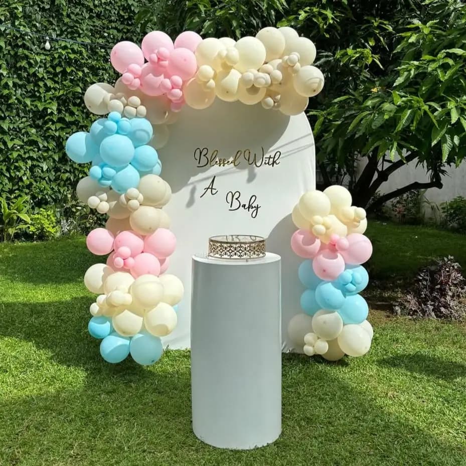 Bless with Baby Minimal Decoration