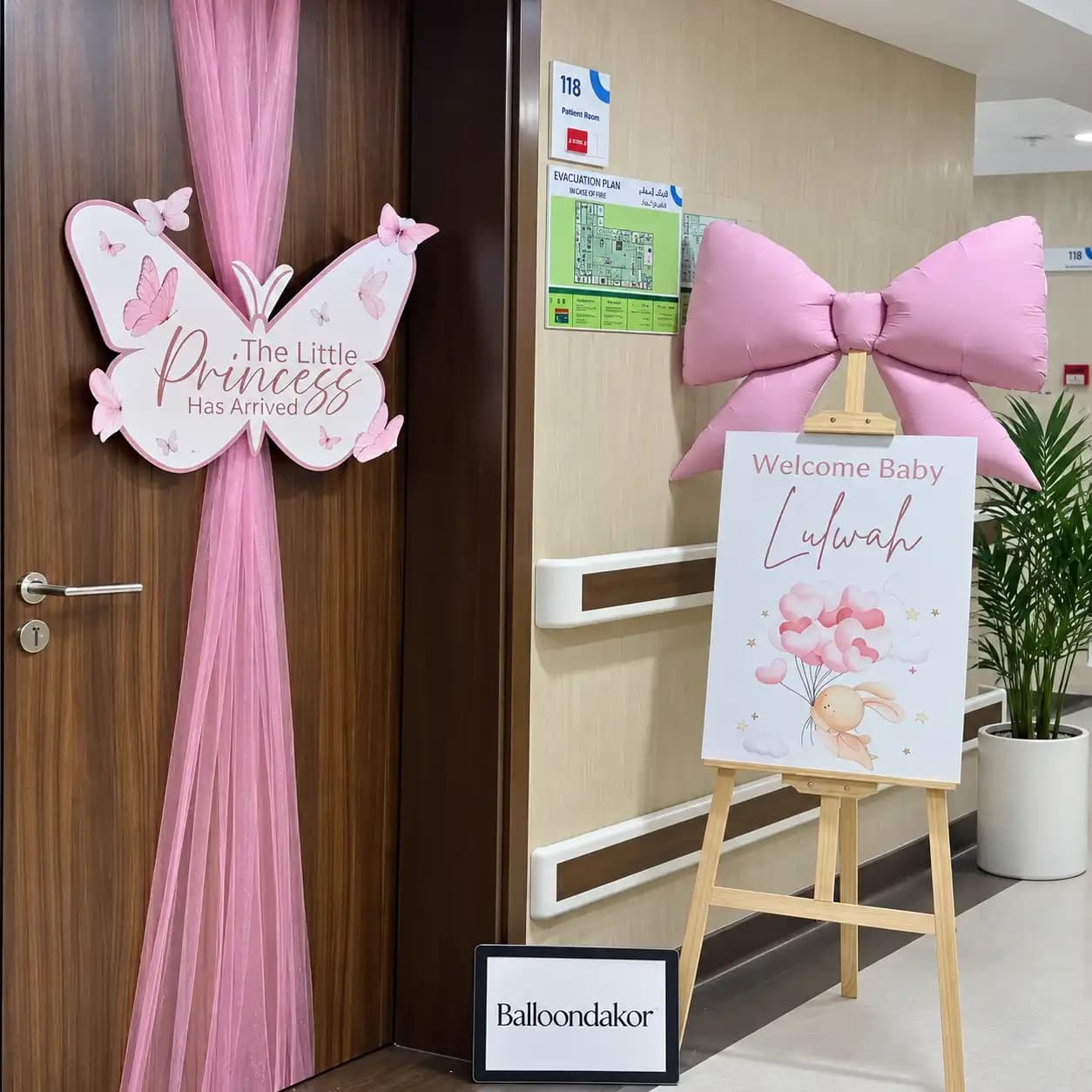Little Princess Hospital Welcome Decor