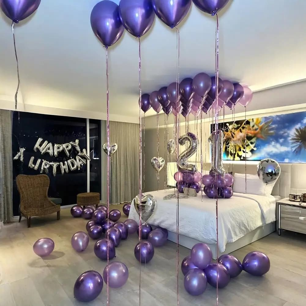Purple Shine Room Creation