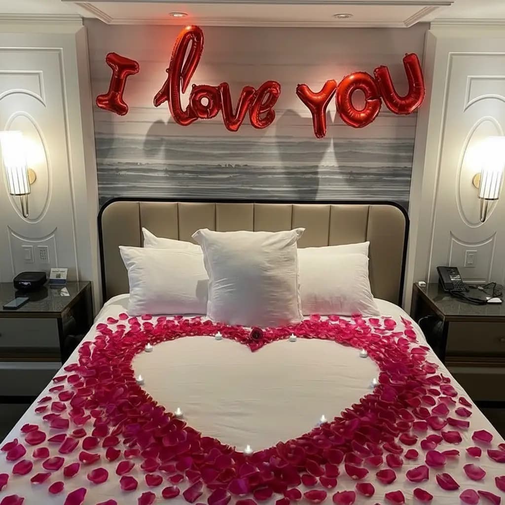 Wedding Night Floral Decoration