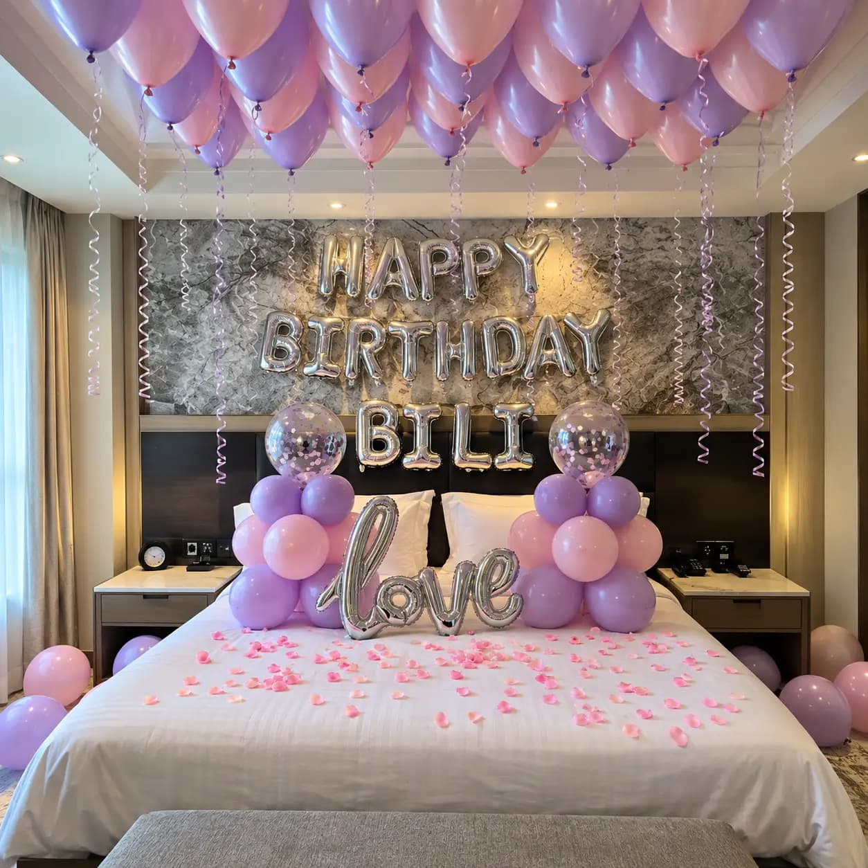 Surprise Birthday Room Decoration in Abu Dhabi