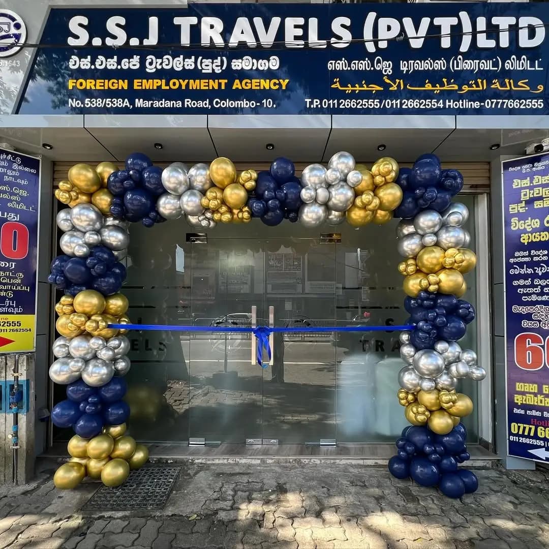 Balloon Gate For Shop Opening