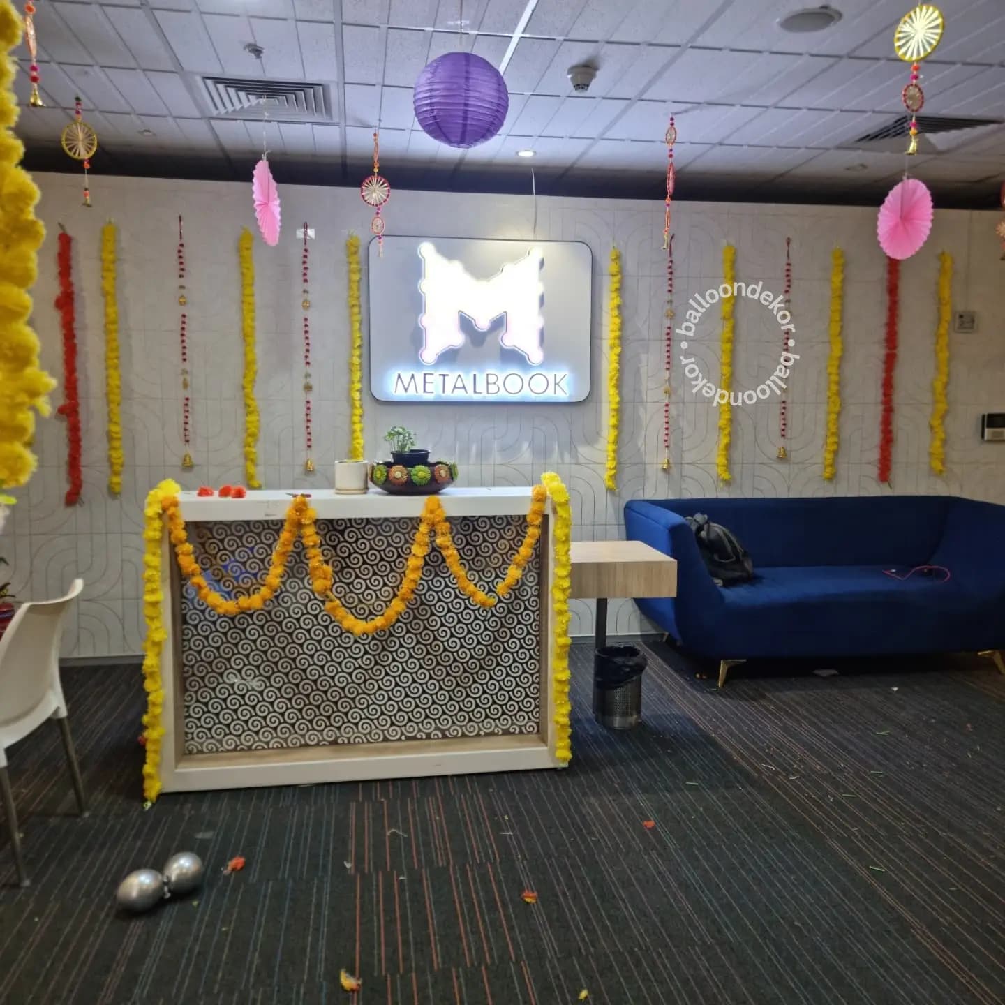 Corporate Diwali Reception Decor in Dubai