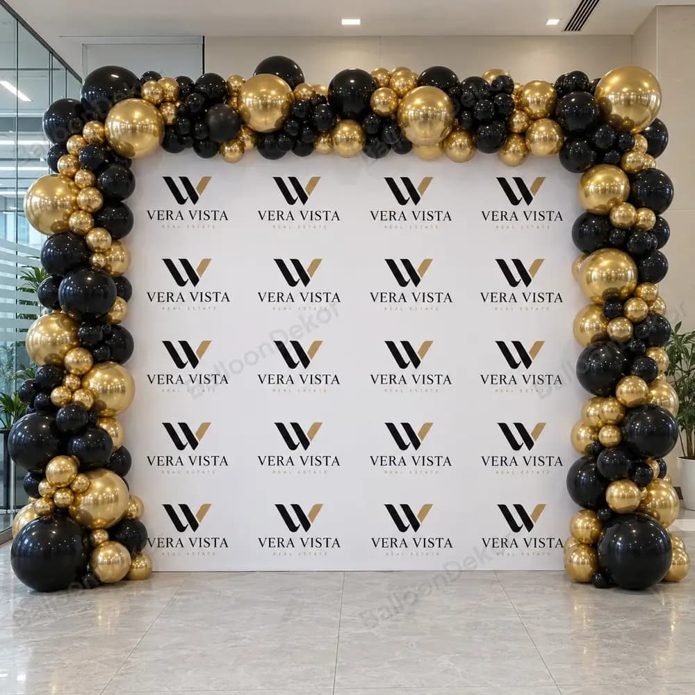 Backdrop Decoration for Office Opening