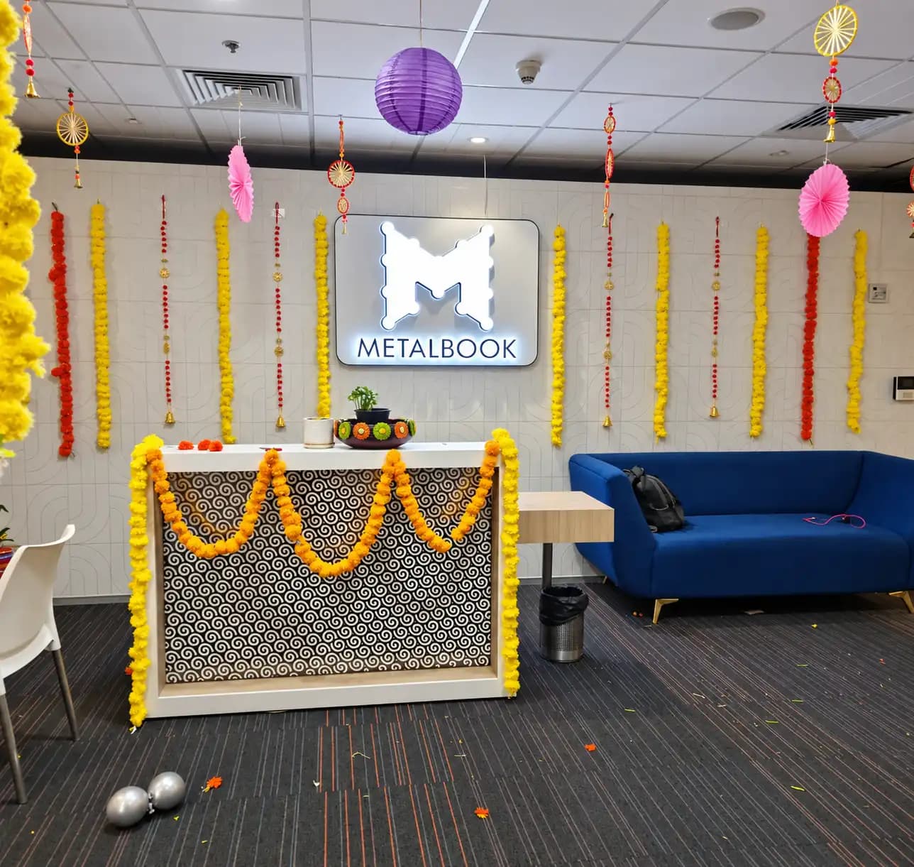 Corporate Diwali Reception Decor in Dubai