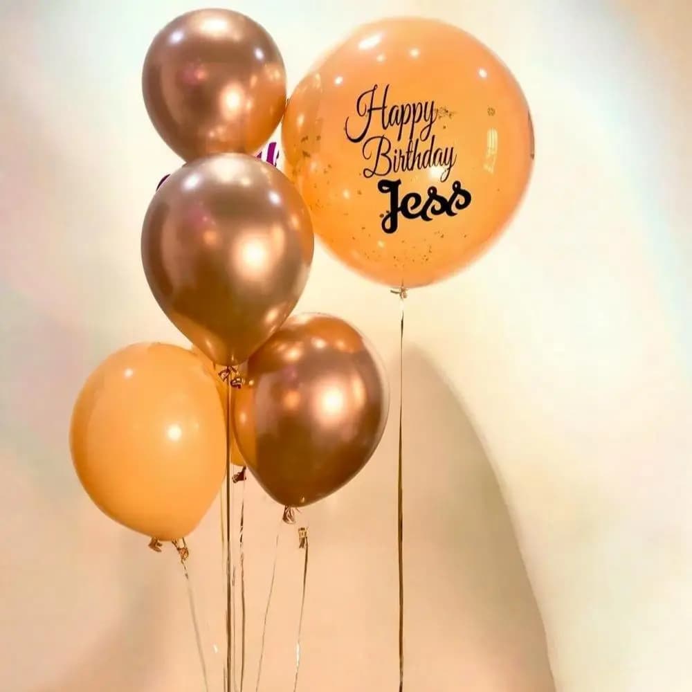 Chrome & Shine Helium Balloon Delivery