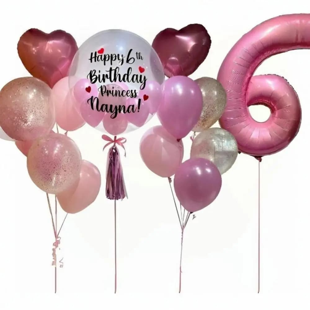  Pink Theme Balloon Delivery