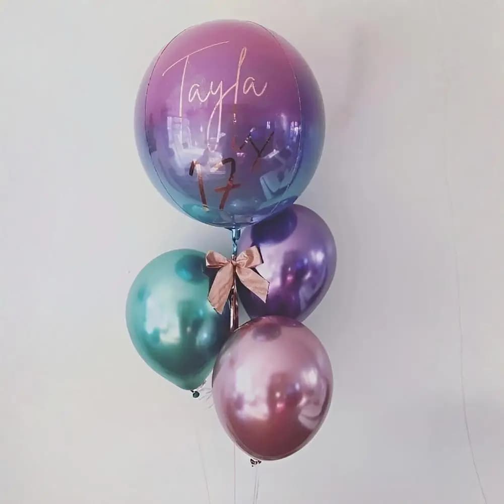 Chrome Magic Helium Balloon Delivery