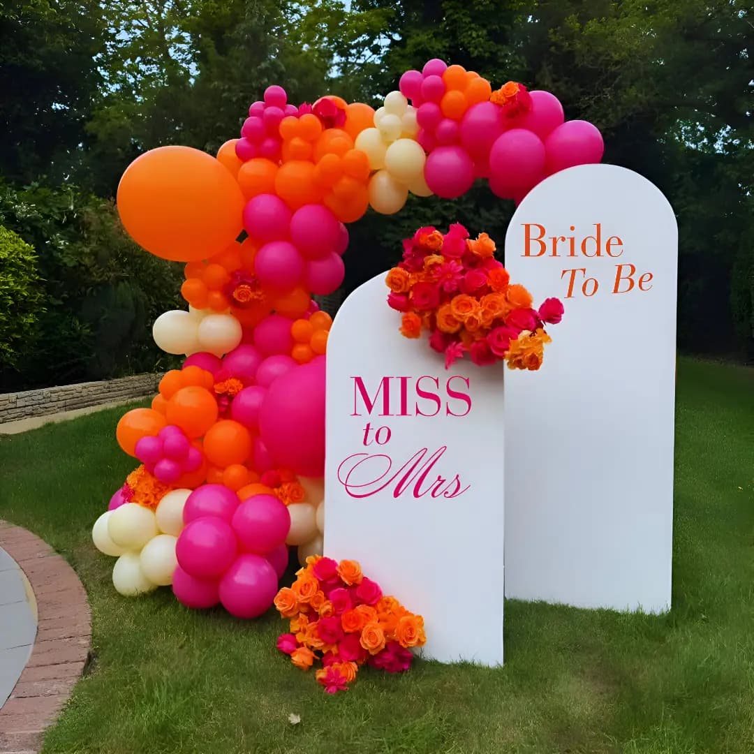 Pretty Pink Bride to Be Setup