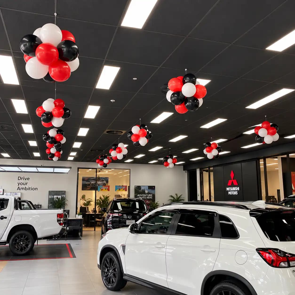 Car Showroom Opening Balloon Decoration