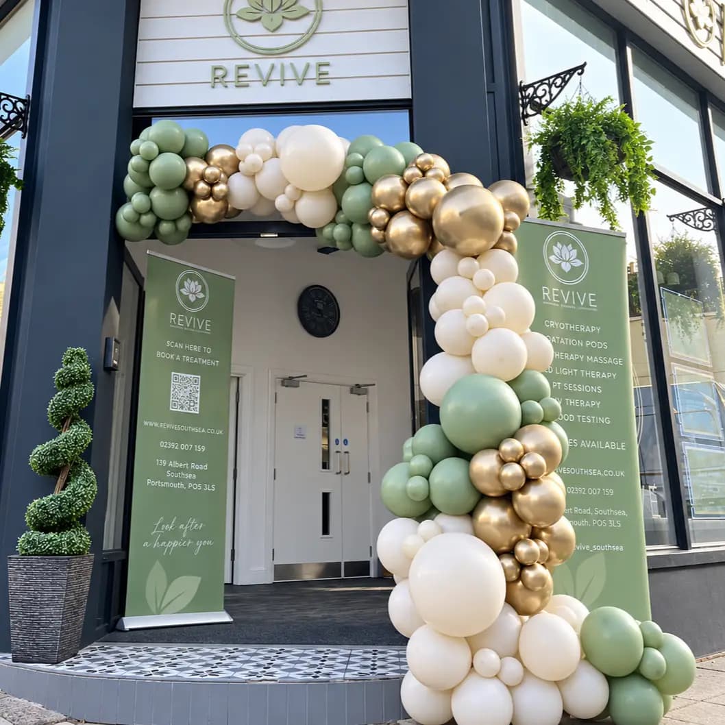 Clinic Entrance Balloon Decoration