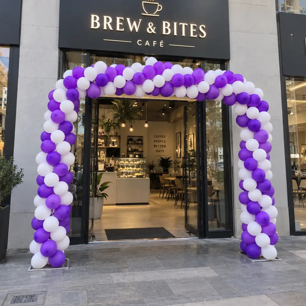 Coffee Shop Welcome Gate Decoration