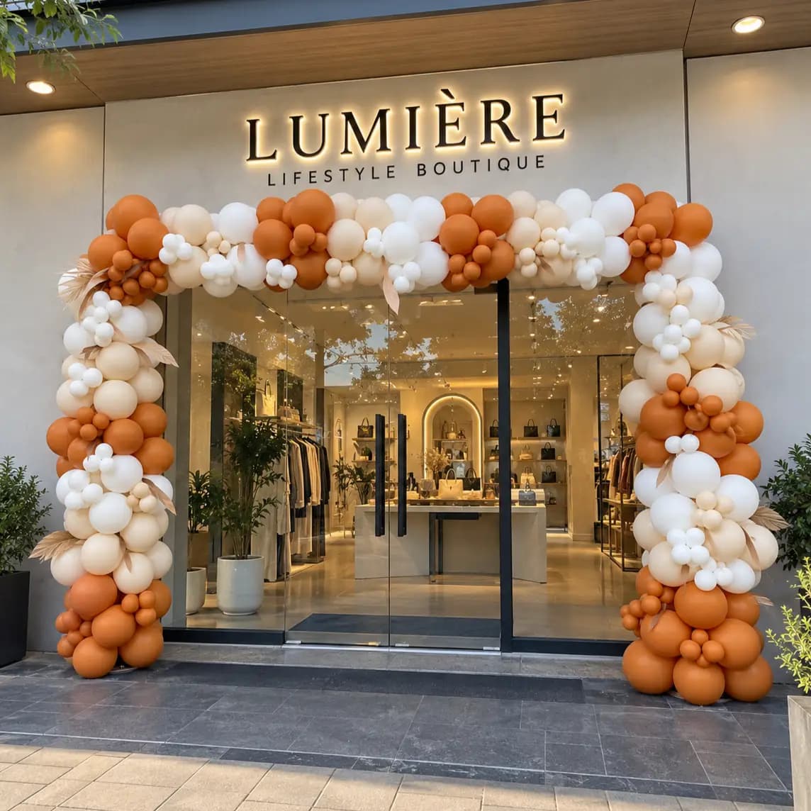 Grand Shop Opening Balloon Arch