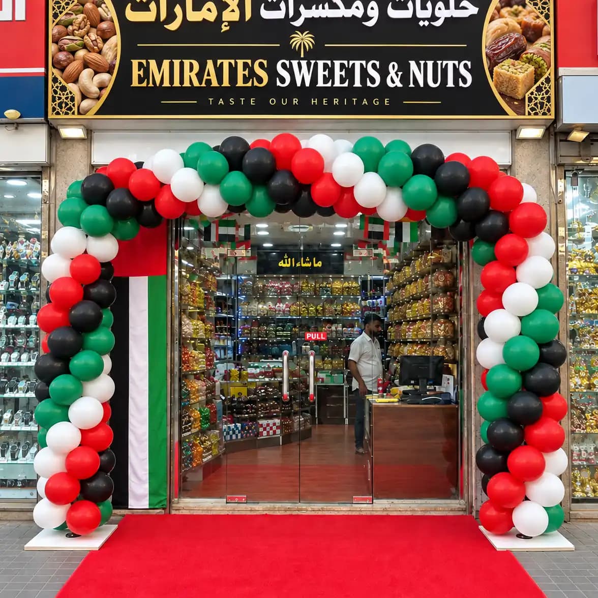 National Day Shop decoration Dubai