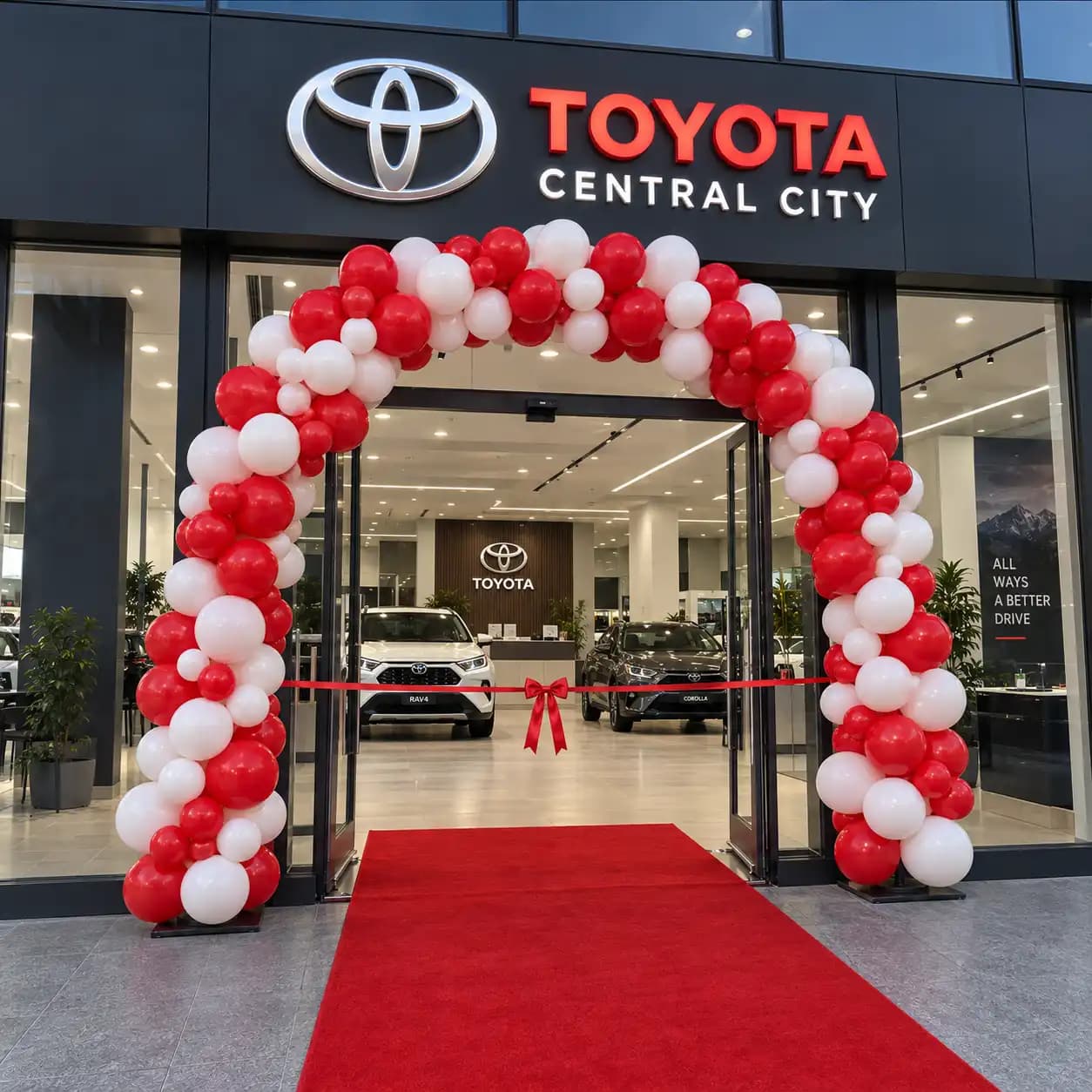 Showroom Entrance Balloon Decoration