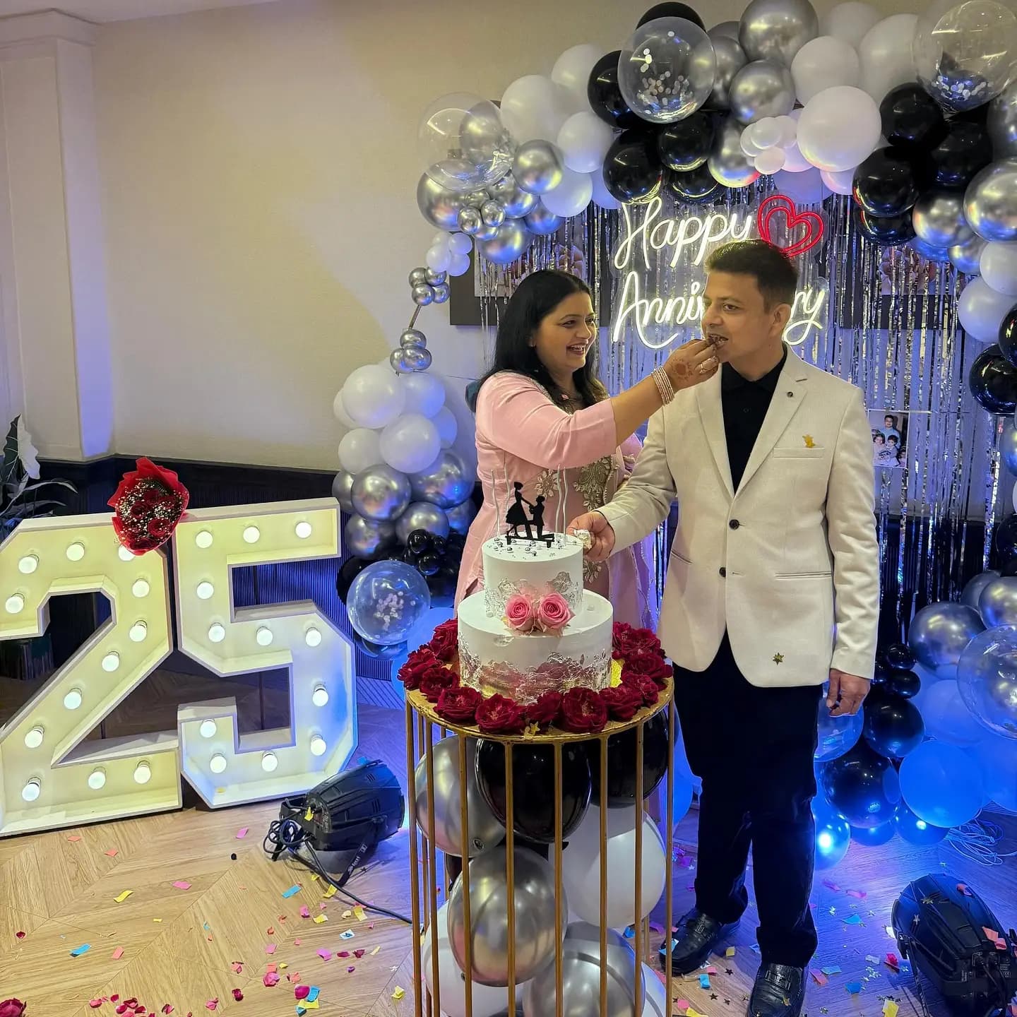 25th Balloon Decor