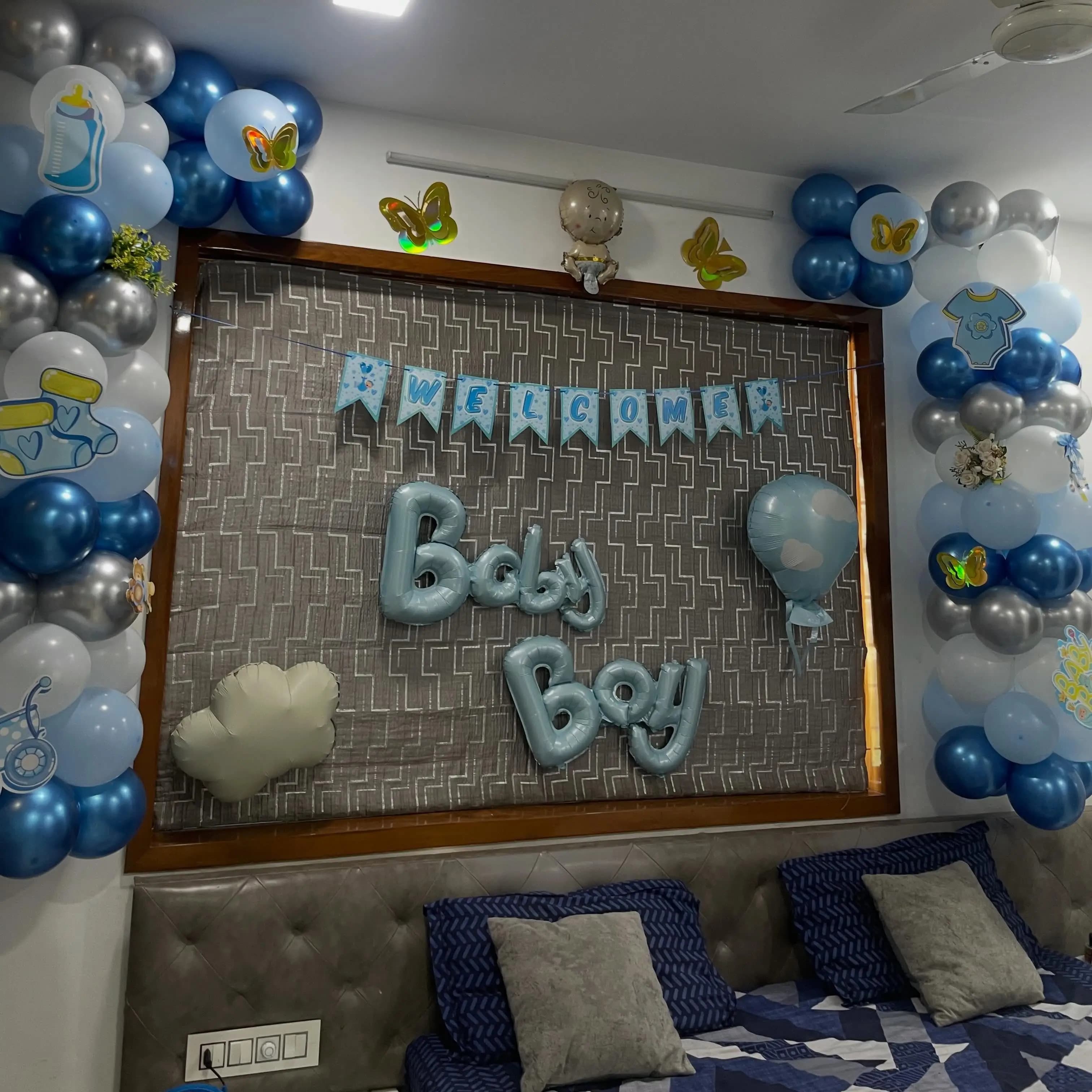 Baby Boy Welcome Decoration