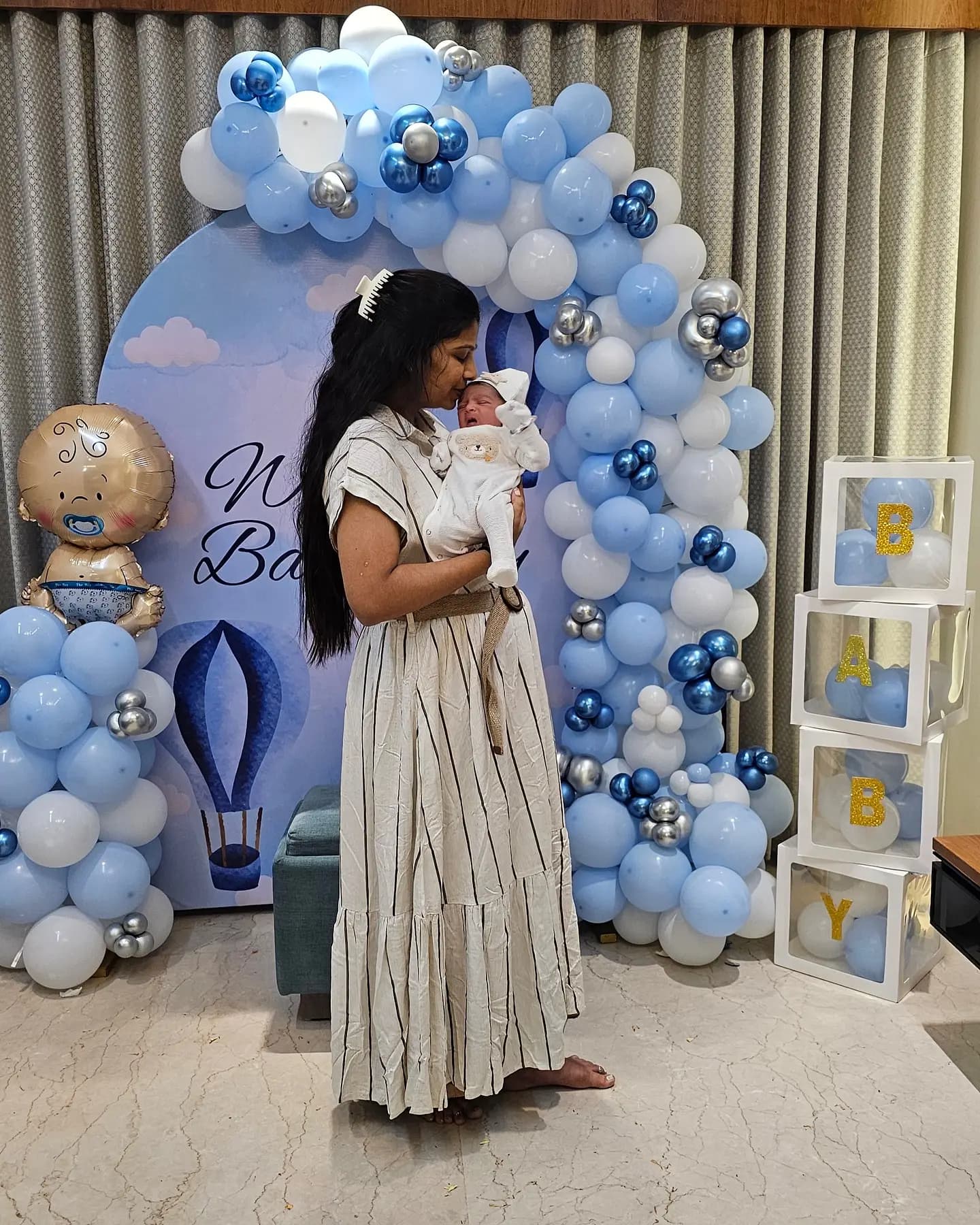 Baby Girl Welcome Backdrop