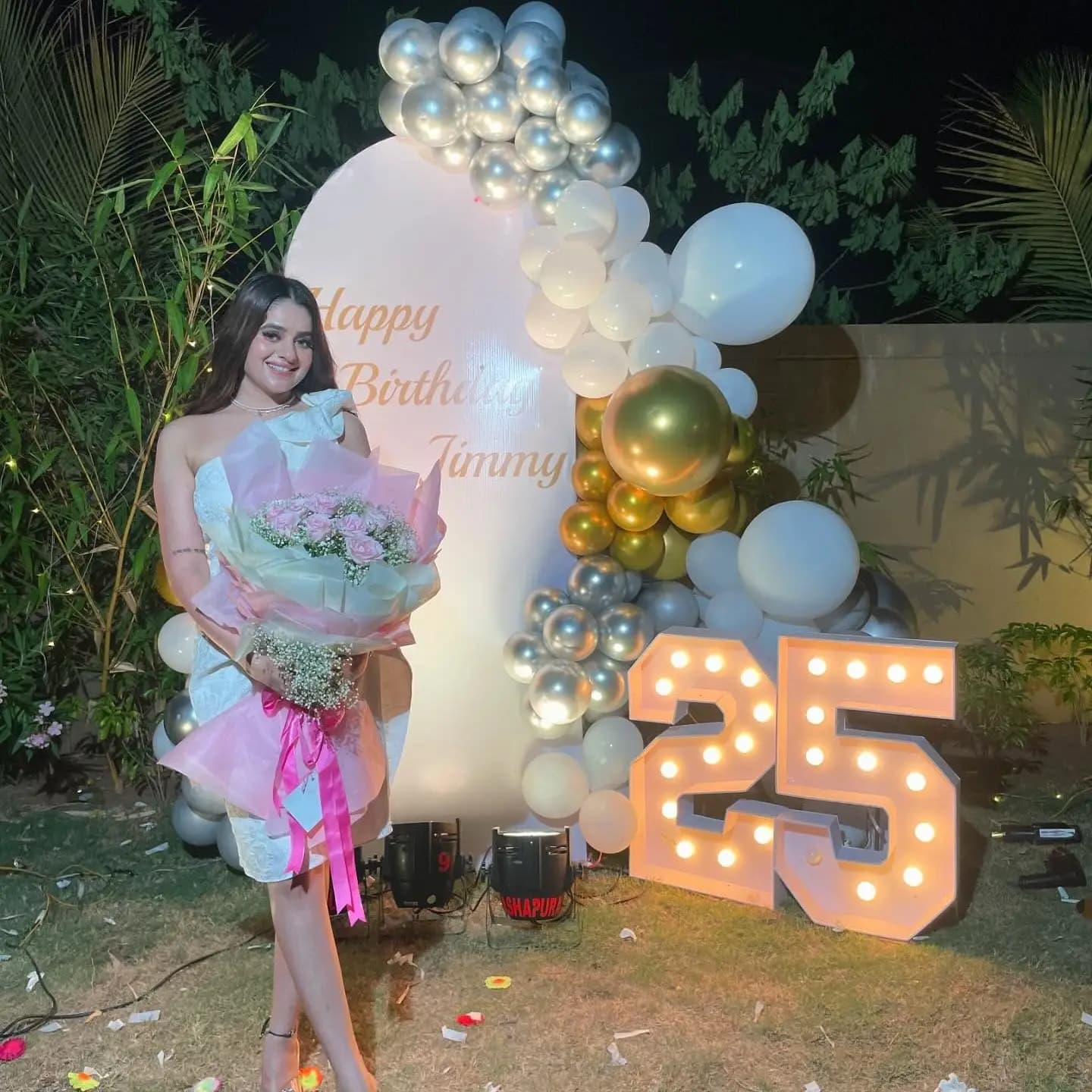 Birthday Balloon Arch Setup
