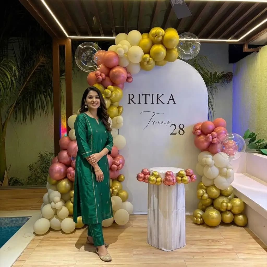 Birthday Stage Decor