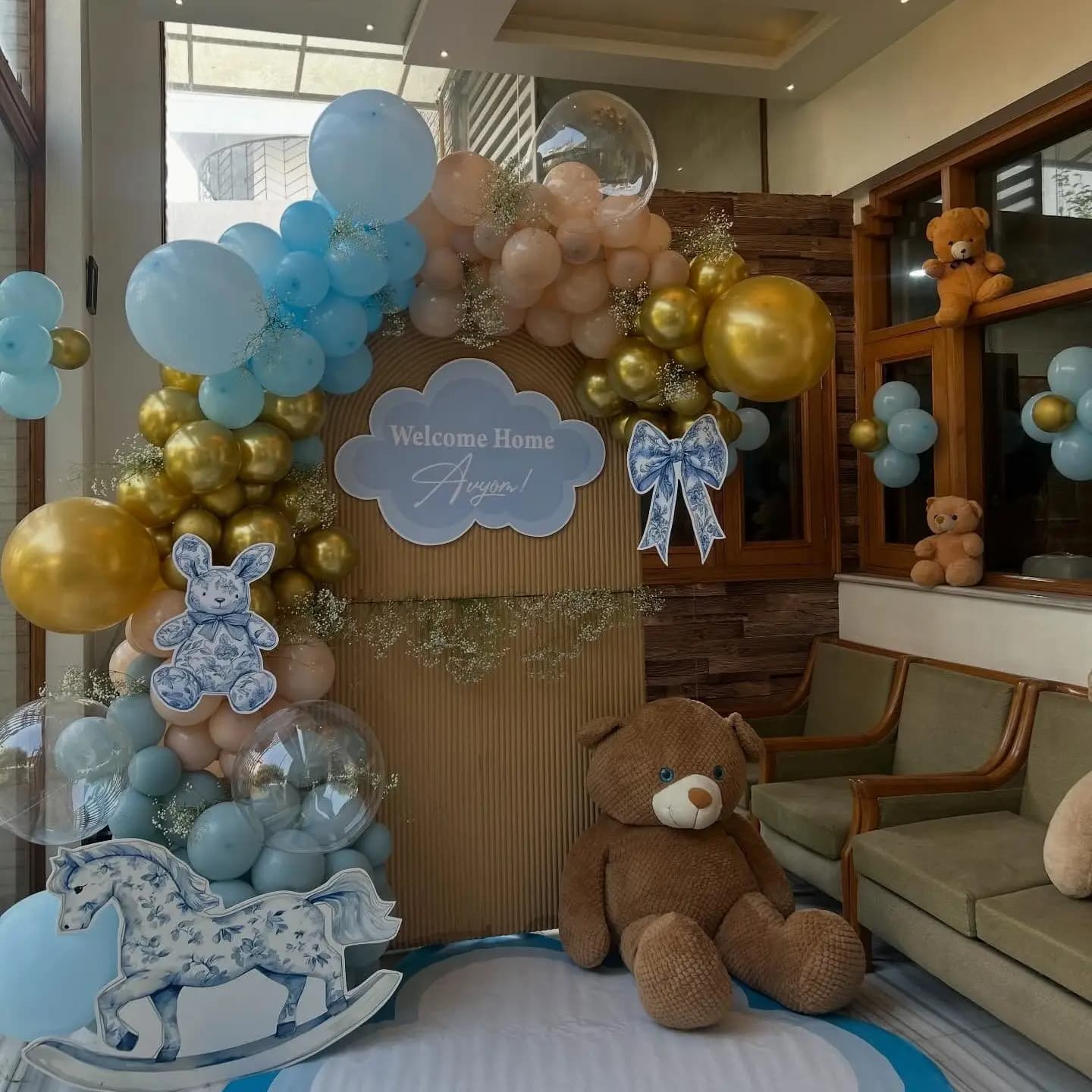 Blue Baby Boy Decor