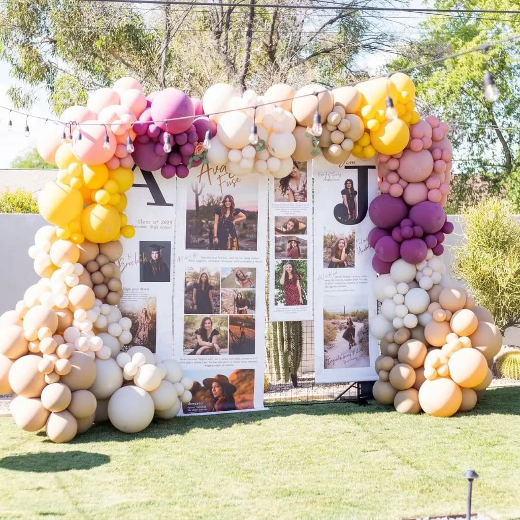 Graduation Balloon Display