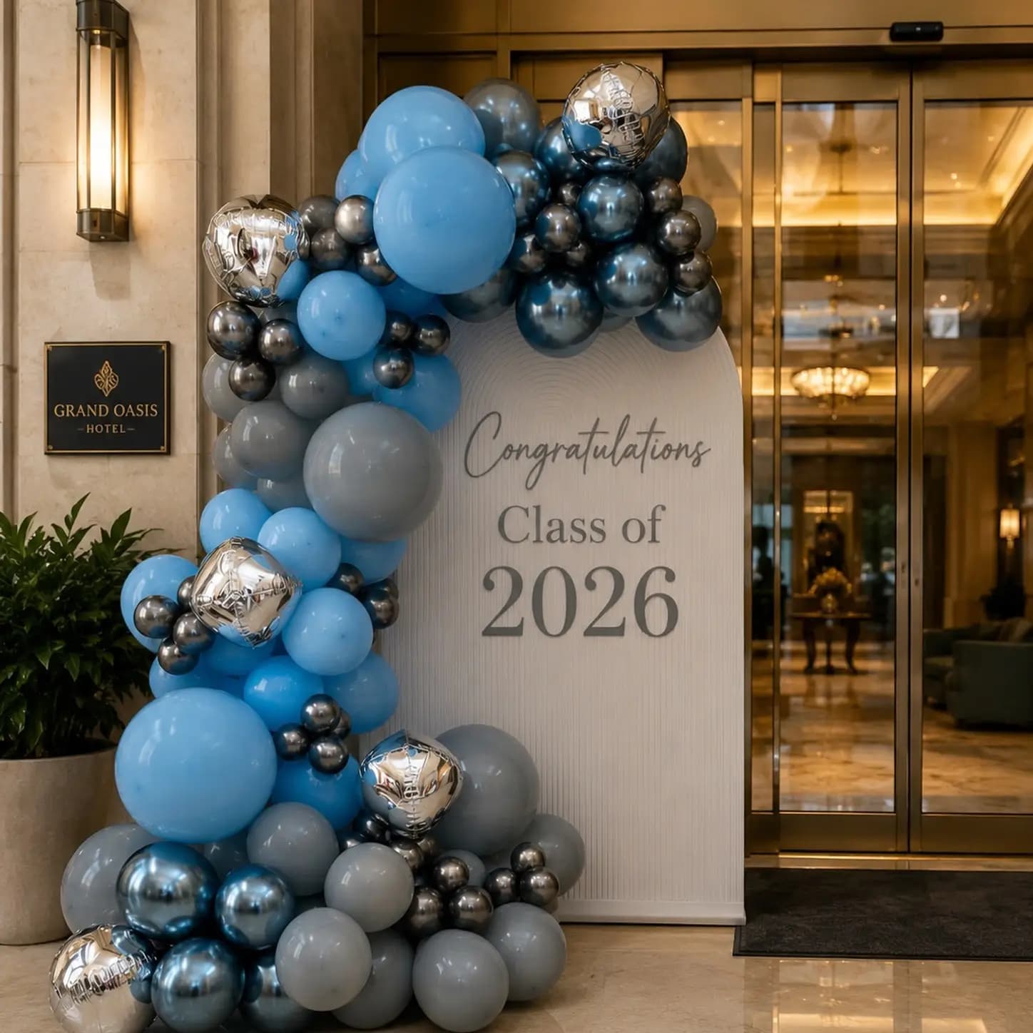 Graduation Balloon Garland