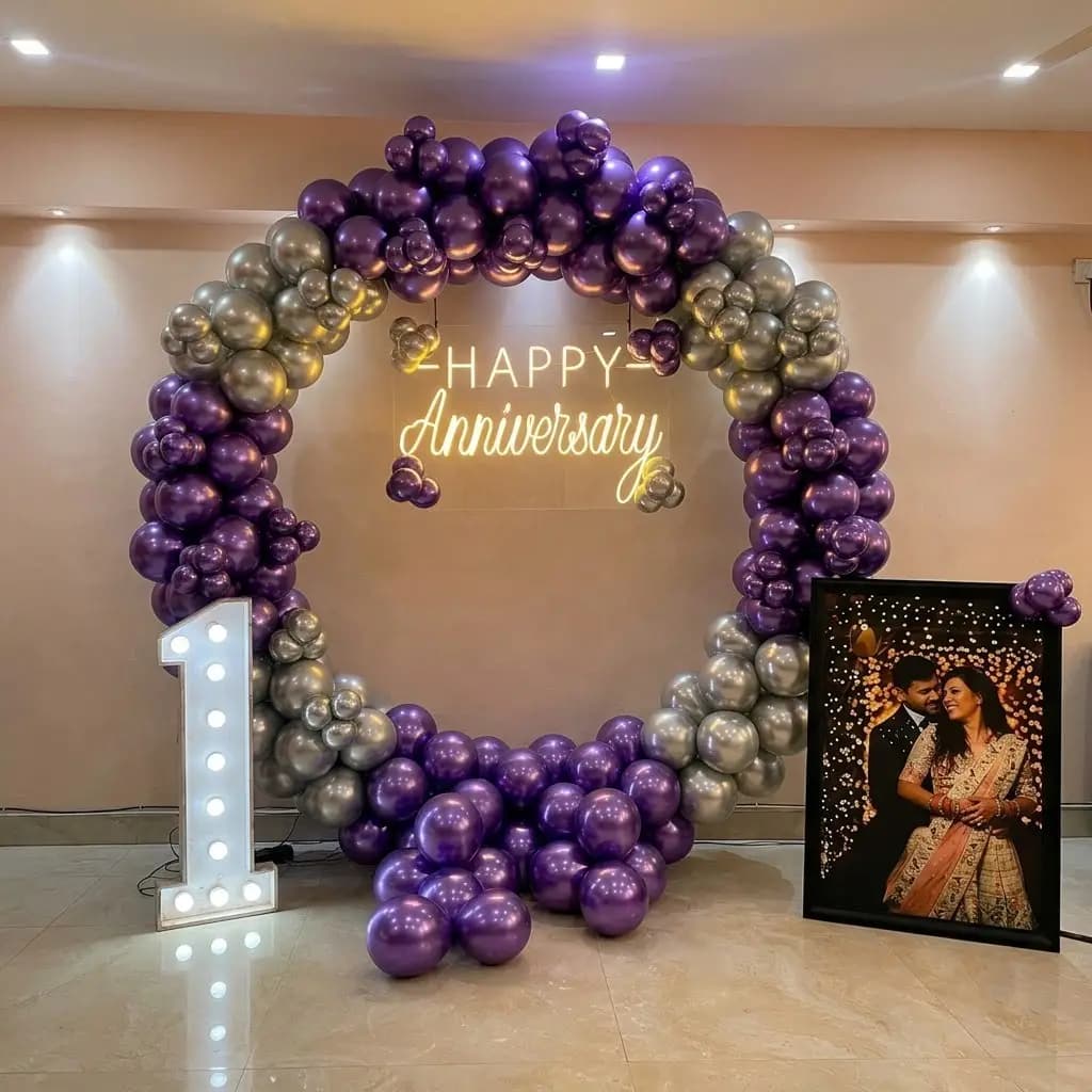 Luxury Anniversary Room Decor