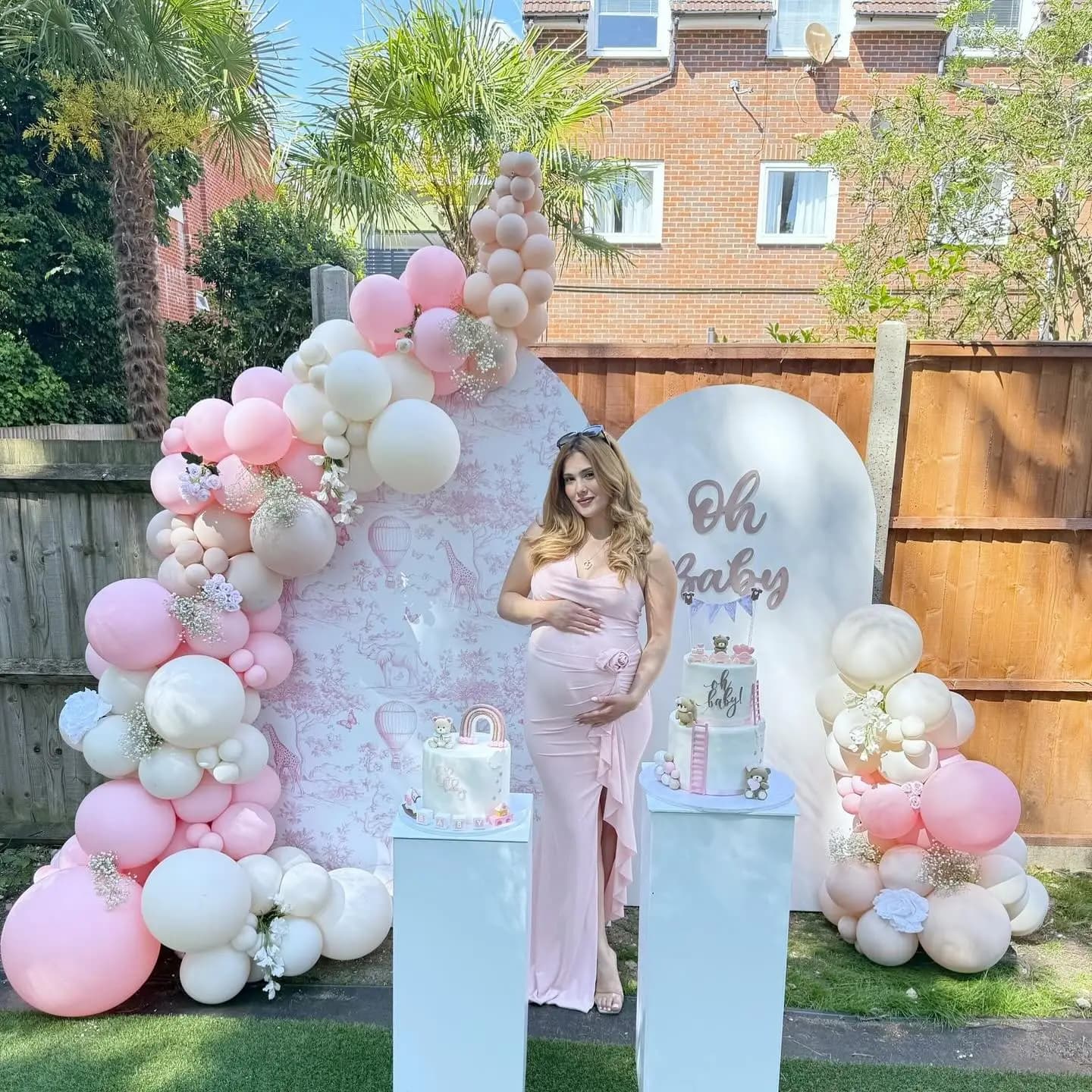 Pastel Blue Baby Shower Decor