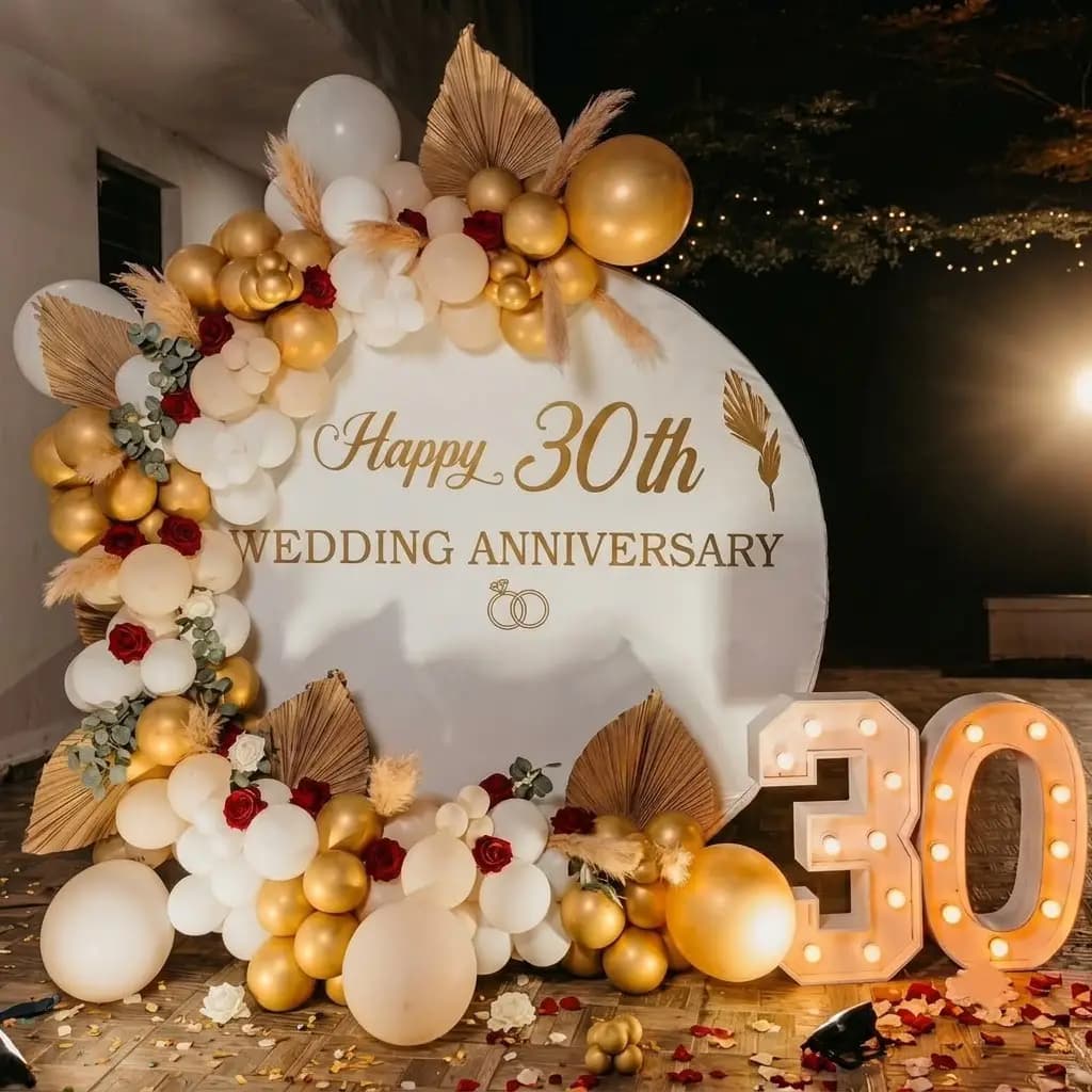 Personalized Anniversary Decoration